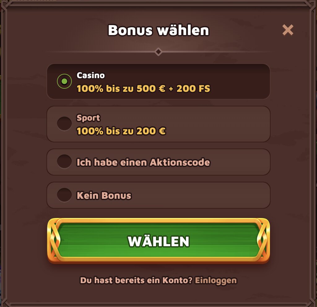 viking luck registrierung