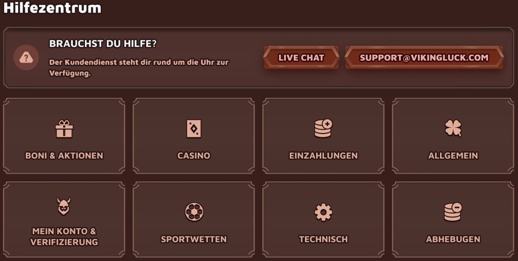 viking luck hilfezentrum